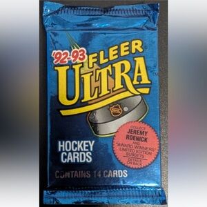 1992/93 Fleer Ultra Premier Edition Sealed Hockey Card Pack